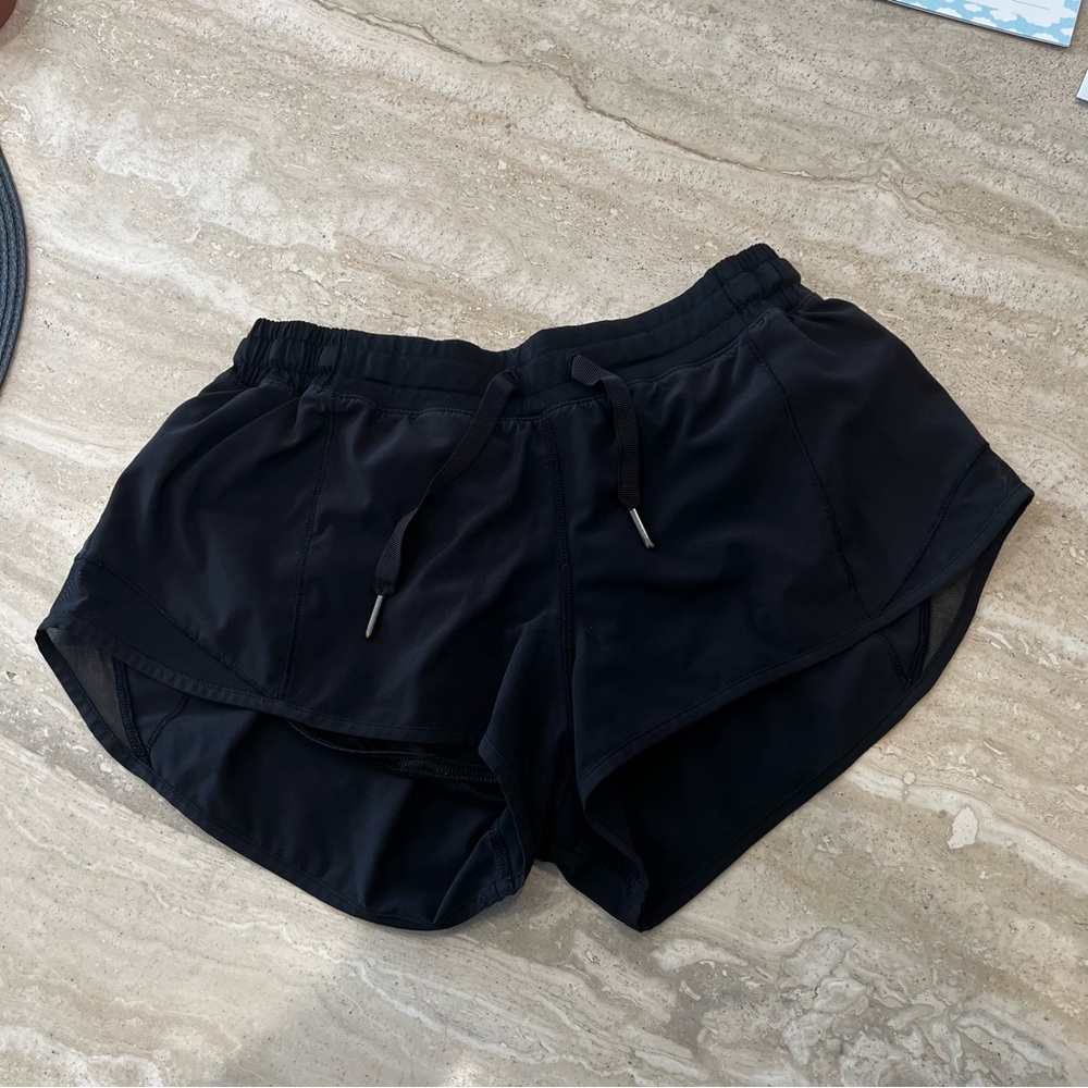 Lululemon Black Hotty Hot Shorts